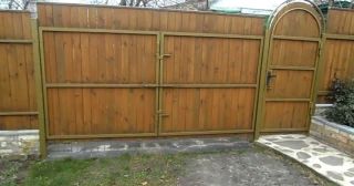 Купить распашные ворота деревянные Топки, цена от 2773 руб.