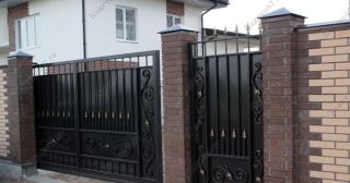 Купить распашные ворота кованные Топки, цена от 4866 руб.