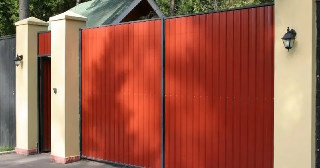 Купить ворота из профнастила Топки, цена от 4133 руб.